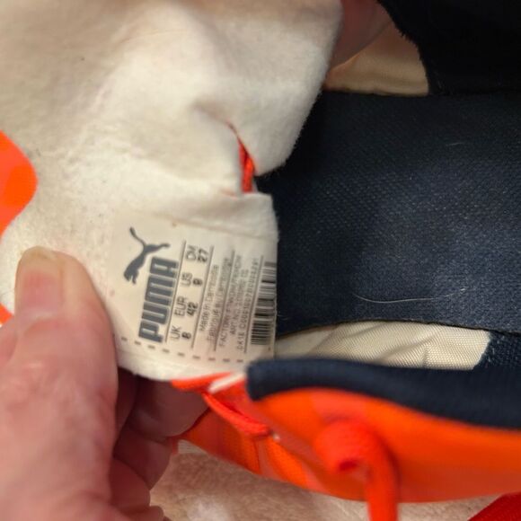 Puma Orange Athletic Shoes for Sports Performance